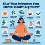 Looking to improve your mental health but not sure where to start? In this post, we share easy and effective ways to boost your mood and relieve stress right now. From practicing deep breathing and taking a short walk to setting small goals and connecting with loved ones, these simple steps can make a big difference in how you feel. Try these tips to feel more calm, focused, and energized in just a few minutes each day.