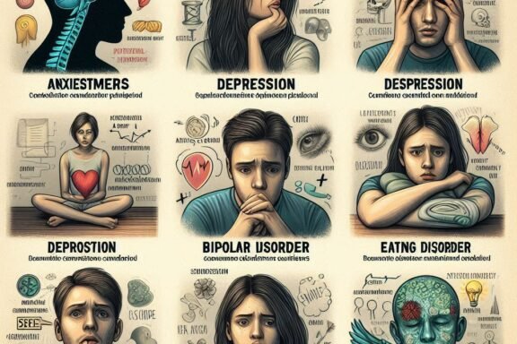 Mental health disorders affect millions worldwide, yet many people don’t fully understand what they entail. In this post, we explore common mental health conditions such as anxiety disorders, depression, bipolar disorder, eating disorders, and schizophrenia. Learn about their symptoms, causes, and treatment options to help raise awareness and encourage early intervention. Understanding these disorders is crucial to fostering a supportive environment and promoting mental health for all.