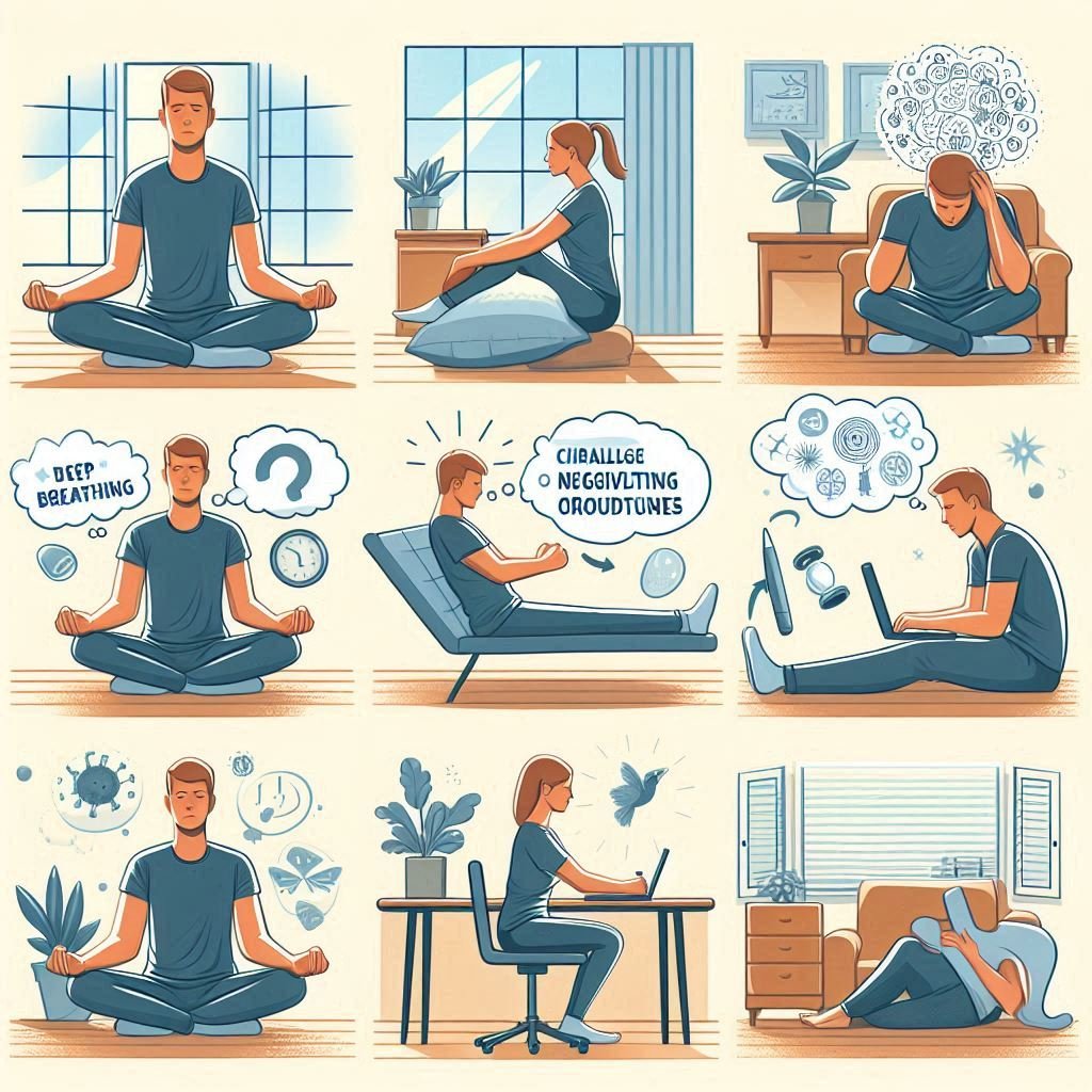 "Create a blog post on 'Anxiety Relief: 6 Strategies to Help You Cope'. The post should be 1000 words long and provide practical, accessible strategies to manage anxiety. Focus on these six strategies: 1) Practice deep breathing, 2) Exercise regularly, 3) Establish a relaxing routine, 4) Challenge negative thoughts, 5) Engage in mindfulness and meditation, and 6) Seek professional support. Each strategy should include clear steps for implementation and an explanation of how it helps reduce anxiety. The tone should be supportive and informative, with a focus on providing helpful tips that readers can easily apply in their daily lives. Ensure the blog is SEO-friendly with relevant keywords such as 'anxiety relief', 'coping with anxiety', and 'mental health'."

This prompt should guide you in creating a comprehensive and SEO-optimized blog post.