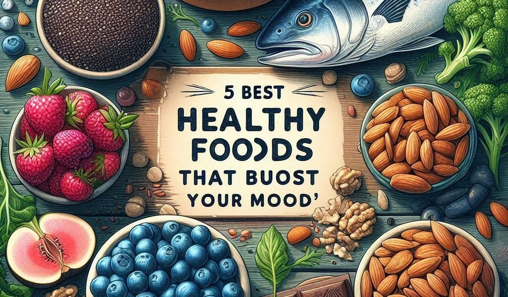 Eating the right foods can have a significant impact on your mood and overall well-being. In this post, we highlight five healthy foods—fatty fish, leafy greens, berries, nuts and seeds, and dark chocolate—that are scientifically proven to help boost mood, reduce stress, and support brain health. From omega-3 rich fish to antioxidants in berries, these foods can be a delicious and effective part of your mental health journey. Discover how small dietary changes can make a big difference in your emotional and physical health!